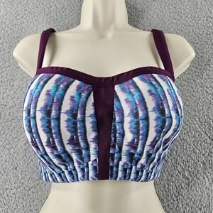 Le Mystere Bra Womens 34DD‎ Purple Underwire Full Coverage Lightly Lined